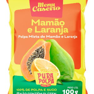 Polpa de Mamão com Laranja